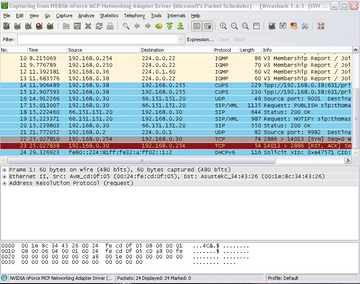 Netzwerkanalyse mit Wireshark Abbildung 3