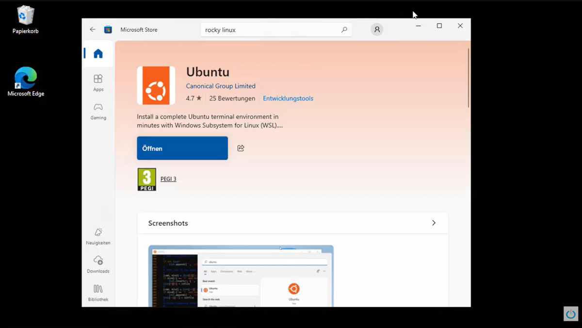 Das Windows Subsystem for Linux
