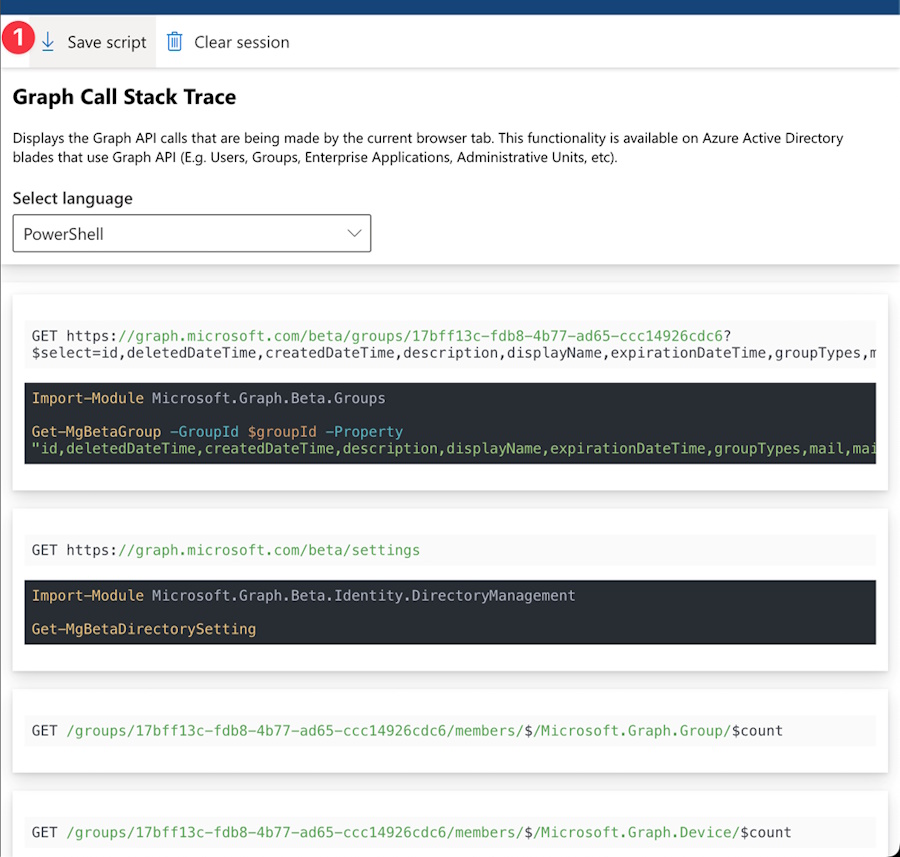 Über das Anzeigen der HTTPS-Requests und das Umwandeln etwa in PowerShell-Code lassen sich diverse Abläufe automatisieren.