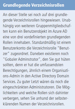 Grundlegende Verzeichnisrollen