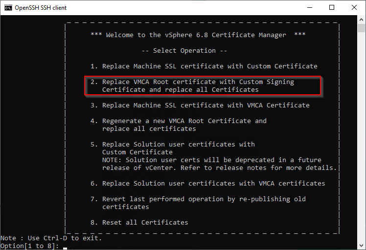 Bild 2: Der Certificate Manager bietet Optionen für acht Szenarien des Zertifikatseinsatzes.