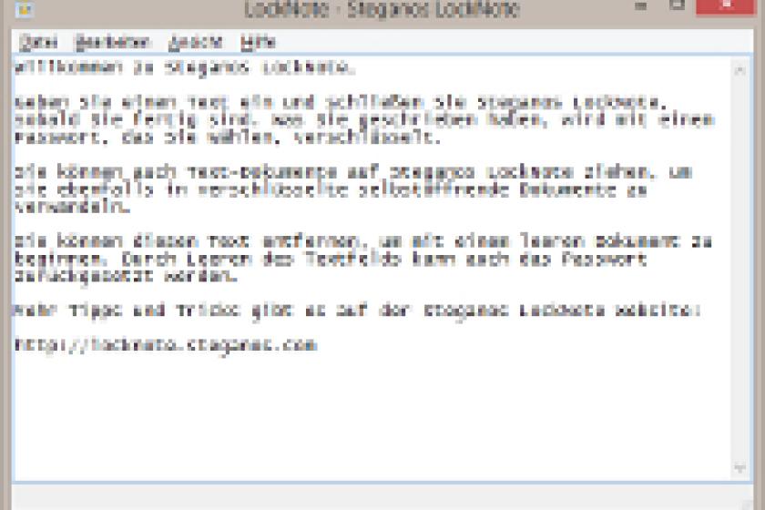 Steganos LockNote