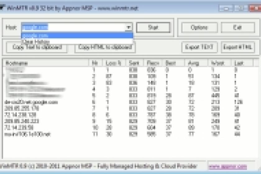 WinMTR
