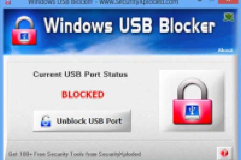 Windows USB Blocker