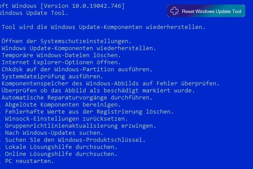 Reset Windows Update Tool