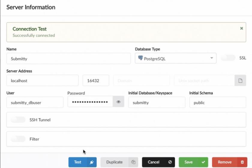 Sqlectron bietet Zugriff auf verschiedene Datenbank-Typen.