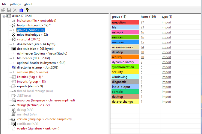 pestudio bringt potenziell risikoreiche Bestandteile einer Software schnell auf den Bildschirm.