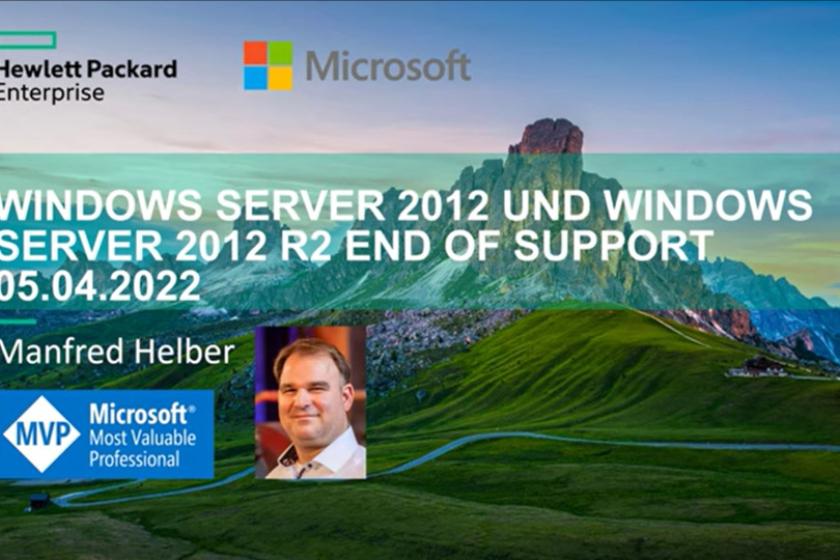 DE Anmelden 1:25 / 54:47 Windows Server 2012 und Windows Server 2012 R2 End of Support
