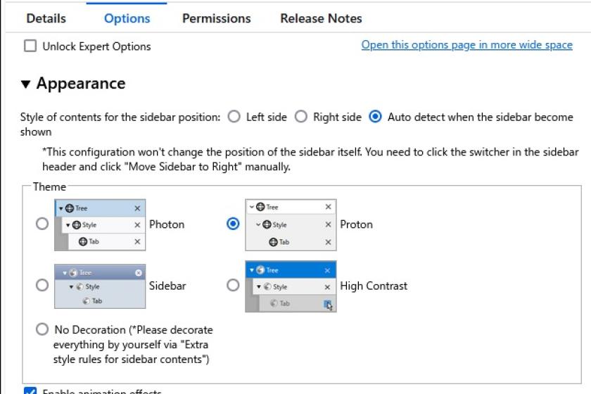 Das Firefox-Add-on "Tree Style Tab" sorgt für einen Überblick bei zahlreichen offenen Webseiten.