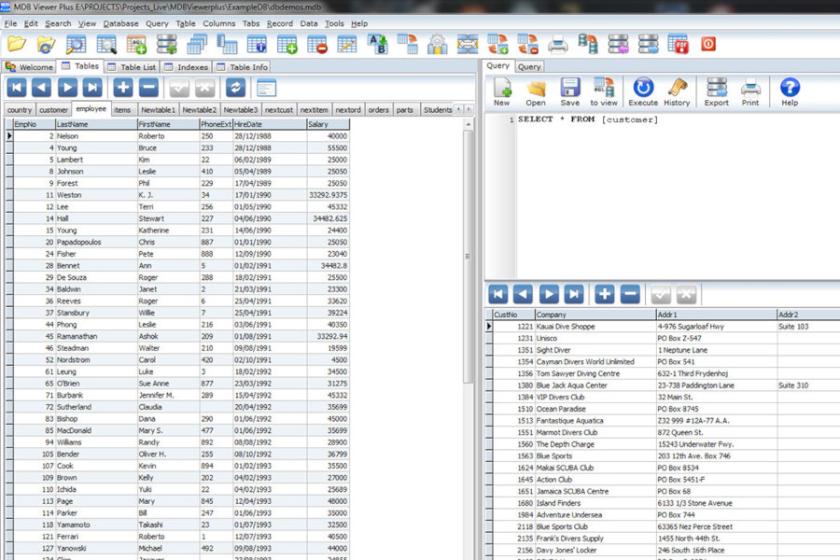 Screenshot MDB Viewer Plus