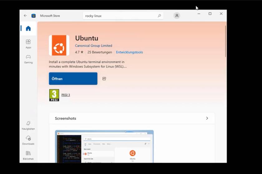 Das Windows Subsystem for Linux