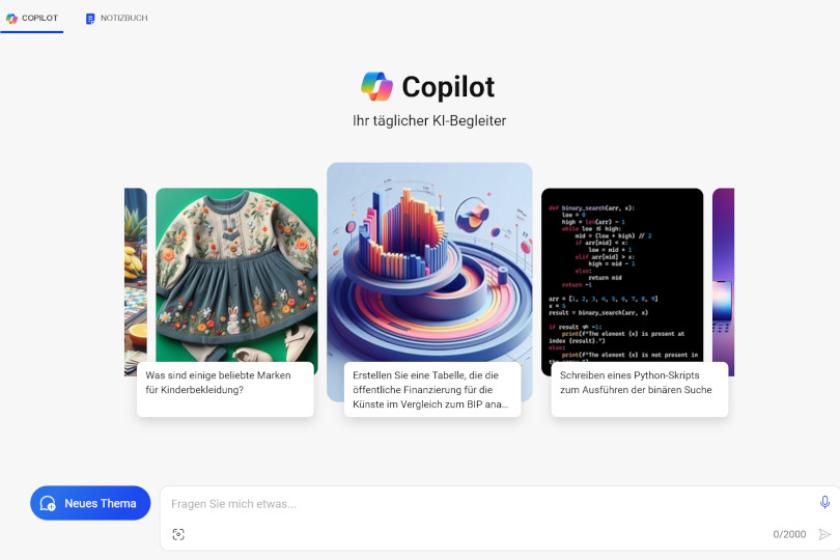 Microsoft verpasst Copilot ein größeres Fenster und neuen KI-Funktionen
