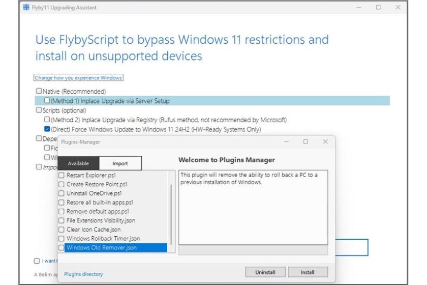Mit der angepassten Installationsroutine von Flyby11 landet Windows 11 auch auf eigentlich nicht konformen Rechnern.