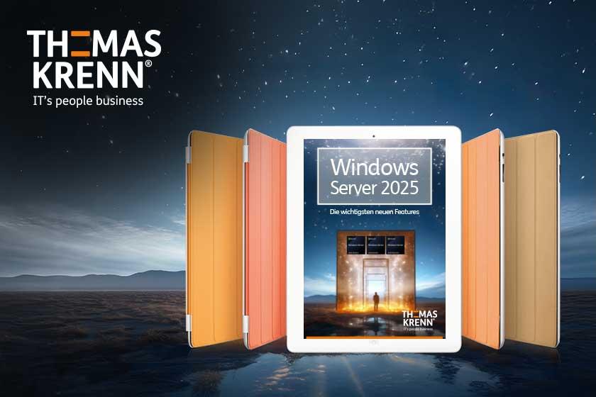 Darstellung des E-Book von Thomas-Krenn.AG zum Thema Windows Server 2025