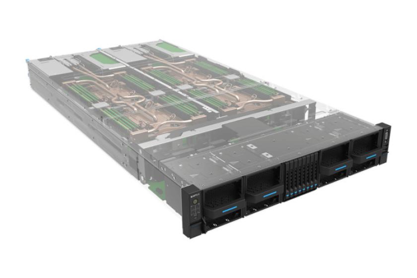 Die Kühlung des K24V2-Multi-Node-Servers kommt mit bis zu 45 Grad Außentemperatur zurecht.