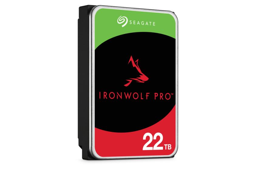 22 TByte an Speicherplatz bietet das neue IronWolf-Pro-Modell von Seagate.