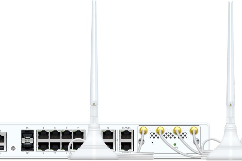 In abgelegenen Standorten lassen sich XGS-Firewalls per 5G wie auch LTE anbinden.