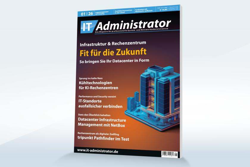Titelseite der Januar-Ausgabe des IT-Administrator.