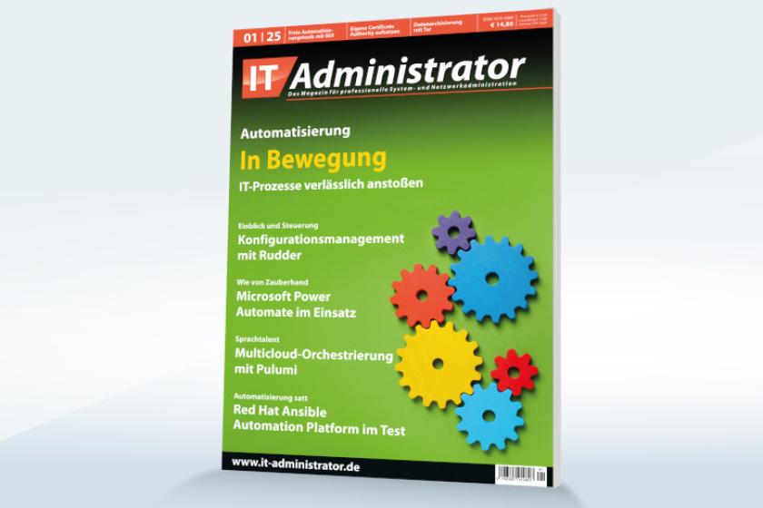 Die Automatisierung von IT-Prozessen steht im Mittelpunkt der Januar-Ausgabe.