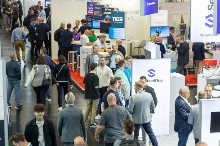 Die IT-Sicherheitsmesse it-sa findet erstmals in vier Messehallen in Nürnberg statt. (Quelle: NuernbergMesse / Frank Boxler)