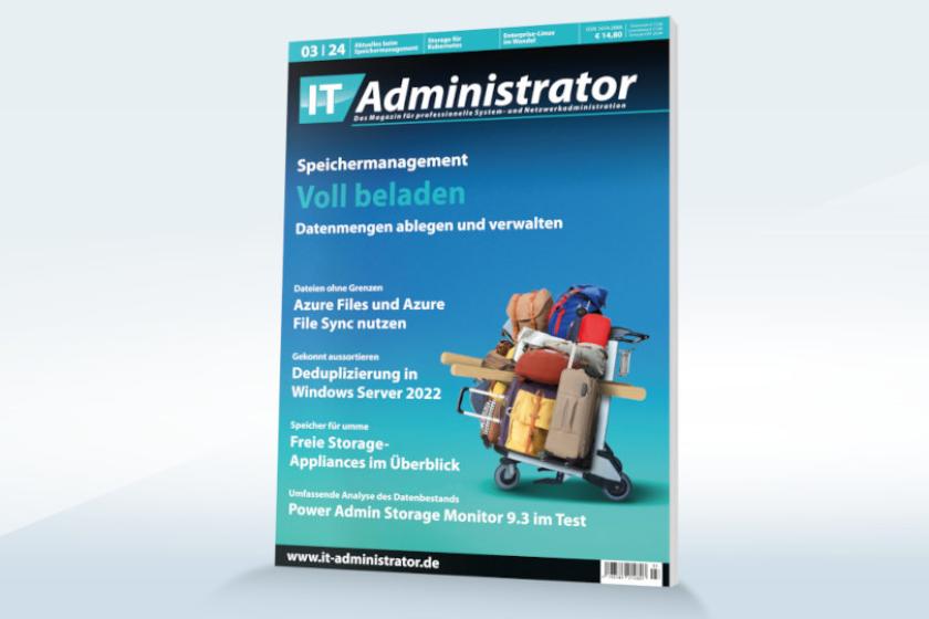 Das Speichermanagement steht auf der Agenda der März-Ausgabe.