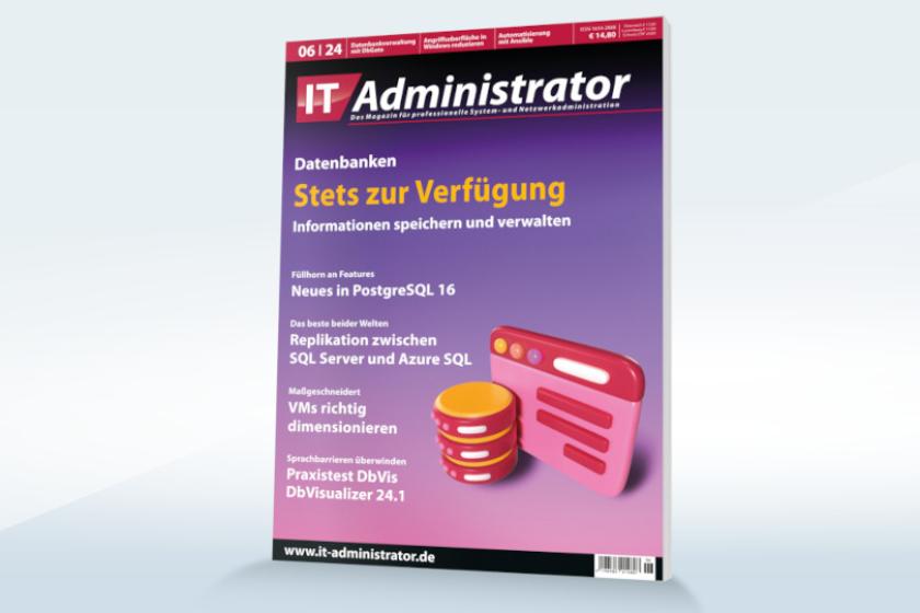 Die Juni-Ausgabe dreht sich um den Schwerpunkt "Datenbanken".