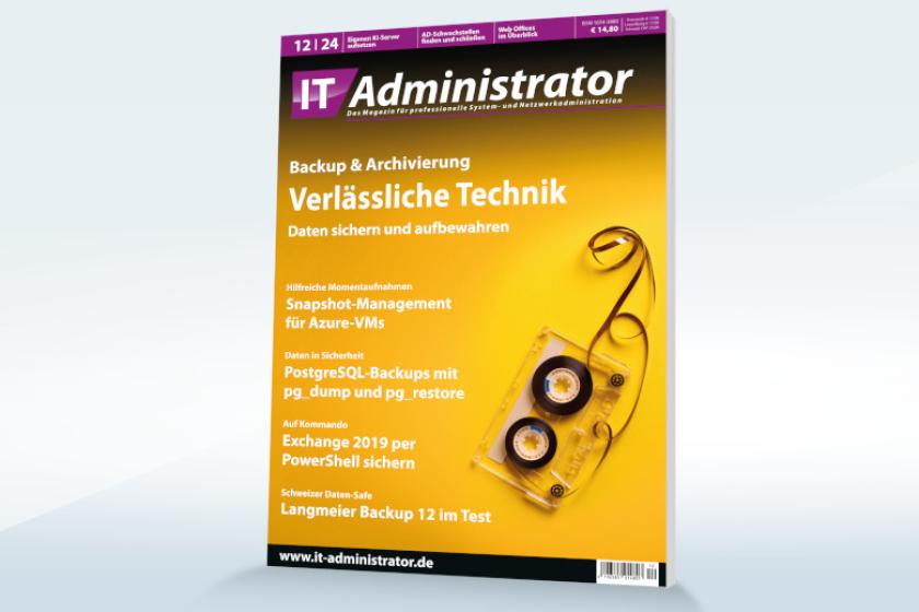 Zum Jahresende wirft IT-Administrator einen Blick auf den Schwerpunkt "Backup & Archivierung".