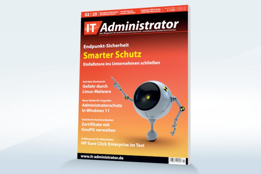 Die Endpunkt-Sicherheit steht im Februar auf der Agenda des IT-Administrator.