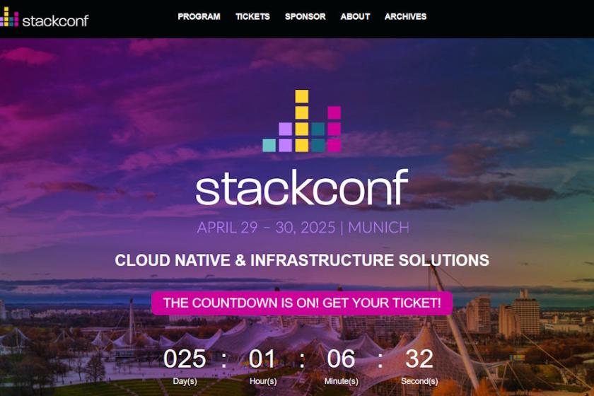 Die stackconf 2025 findet Ende April unweit des Olympiaparks in München statt.