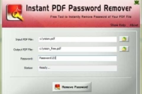 Instant PDF Password Remover