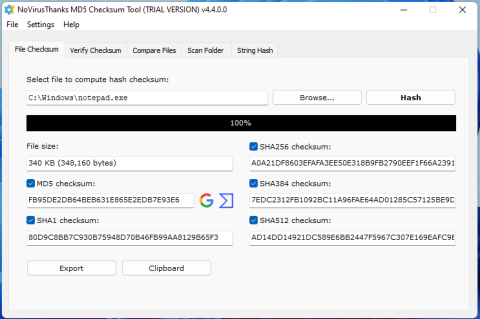 MD5 Checksum Tool