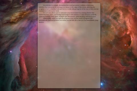 Der FocusWriter möchte eine ablenkungsfreie, individualisierbare Umgebung für die Textverarbeitung schaffen.