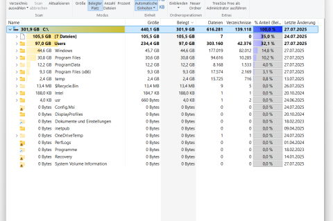 Screenshot - TreeSize