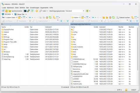 Screenshot - WINSCP