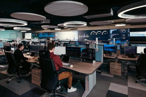 Das neue IT-Lagezentrum des BSI mit Sitz in Bonn. (Quelle: BSI/Peter Lammel/bundesfoto)