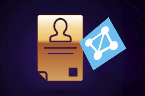Goldenes Ausweissymbol isoliert auf dunkelblauem Hintergrund mit dem Azure Symbol
