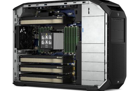 Der Z8 Fury G5 lässt sich mit bis zu 56 Kernen in einer CPU, bis zu vier GPUs und 2 TByte DDR5 Arbeitsspeicher ausstatten.