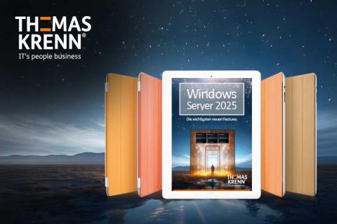 Darstellung des E-Book von Thomas-Krenn.AG zum Thema Windows Server 2025