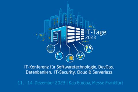 Für die IT-Tage 2023 verlost IT-Administrator ein Ticket. Außerdem erhalten die Leser Rabatt auf den Einlass.