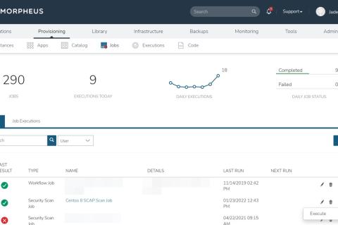 Morpheus fokussiert bei seiner Arbeit auf das Ausrollen von Anwendungen (Apps) und unterstützt eine Vielzahl praktischer Features, wie die Abbildung eines kompletten Build-Prozesses.