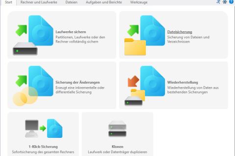 O&O DiskImage ermöglicht das Sichern und Wiederherstellen von Daten.