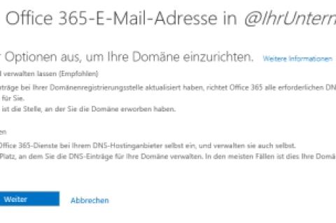 Bild 2: Bei der Anbindung neuer Domänen können Sie festlegen, wer die DNS-Einstellungen verwalten soll