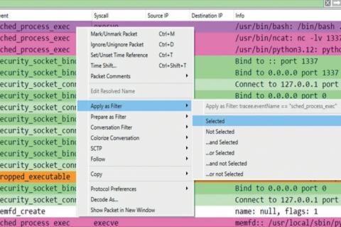 Dank Traceeshark sollen sich Ereignisse auf Kernel-Ebene in Wireshark analysieren lassen.