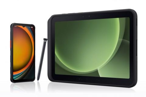 Galaxy XCover7 Pro und Tab Active5 Pro: robuste Geräte mit Snapdragon-Chip und IP68-Zertifizierung.