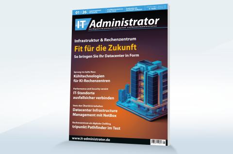 Titelseite der Januar-Ausgabe des IT-Administrator.
