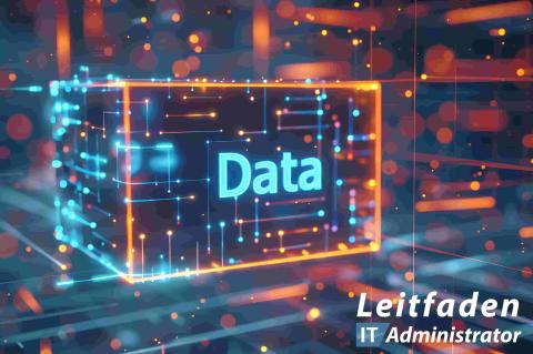 Abstrakte Darstellung von Daten als Titelbild des praktischen Admin-Leitfadens zur Datenreplikation 2025.