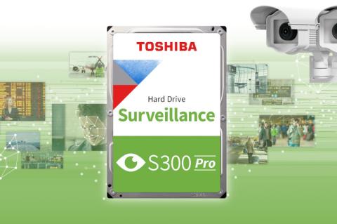 Die Überwachungs-HDD S300 Pro von Toshiba bietet eine Übertragungsrate von bis zu 268 MByte/s.