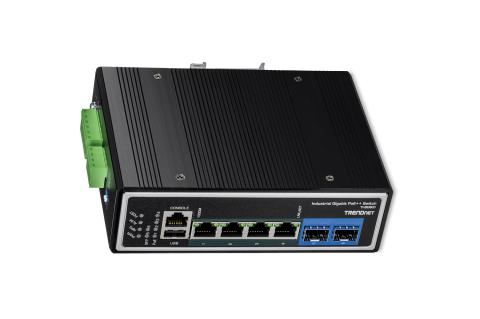 Der robuste Netzwerkswitch TI-BG62i ist gemäß der Schutzklasse IP30 zertifiziert.