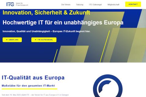 Auf seiner Webseite stellt der "Verein zur Förderung von IT aus Europa" auch Informationen zum geplanten Gütesiegel bereit.