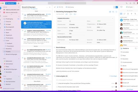 Zoho Trident ist die erste native Desktop-App von Zoho für E-Mail und Chat